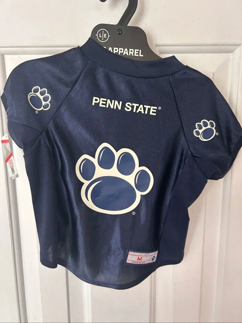 Penn state dog jersey blue size m authentic